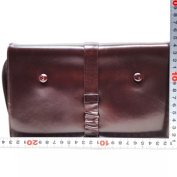 CELINE Shoulder Bag  Brown Leather - Picture 4 of 12